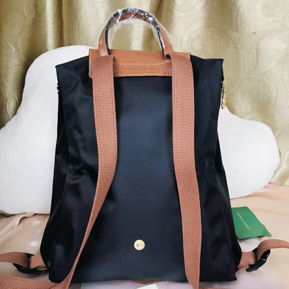 LONGCHAMP Mini Le Pliage Backpack In black - Picture 2 of 9